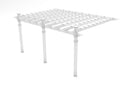 12x16 Valencia Attached Pergola Pergola Vita Canada
