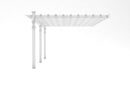 12x16 Valencia Attached Pergola Pergola Vita Canada