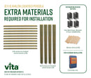 10x10 Avalon Louvered Pergola Pergola Vita