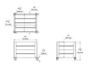 Urbana Rolling Planter Planter Vita Canada
