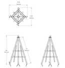 Cedar Garden Obelisk Decor Vita Canada