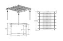 12x12 Regency Pergola Pergola Vita
