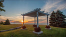 10x10 Avalon Louvered Pergola Pergola Vita