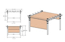12x12 Monterey Canopy Pergola Pergola Vita