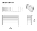 URBANA Large Parklette Planter Planter Vita