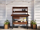 Cedar Potting Bench Decor Vita