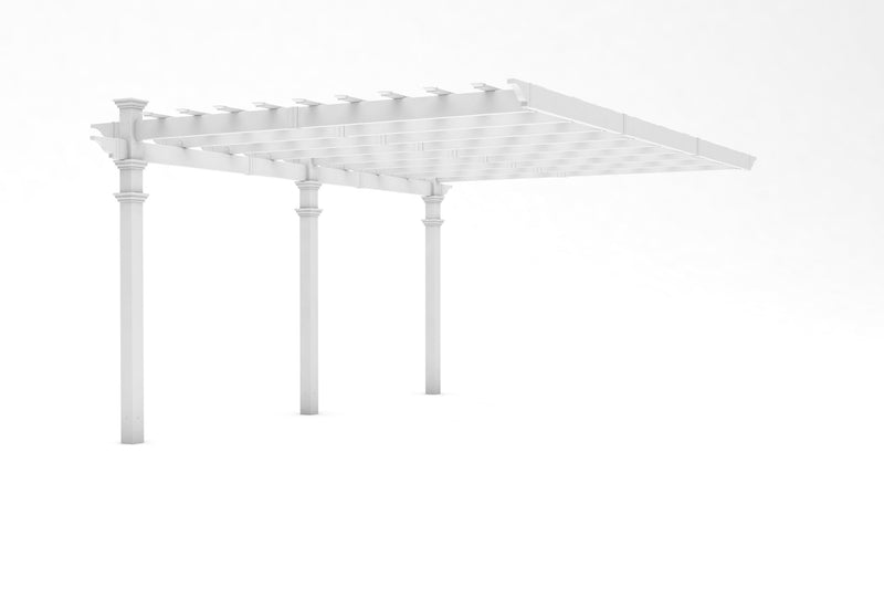 12x16 Valencia Attached Pergola Pergola Vita Canada 