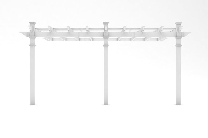 12x16 Valencia Attached Pergola Pergola Vita Canada 