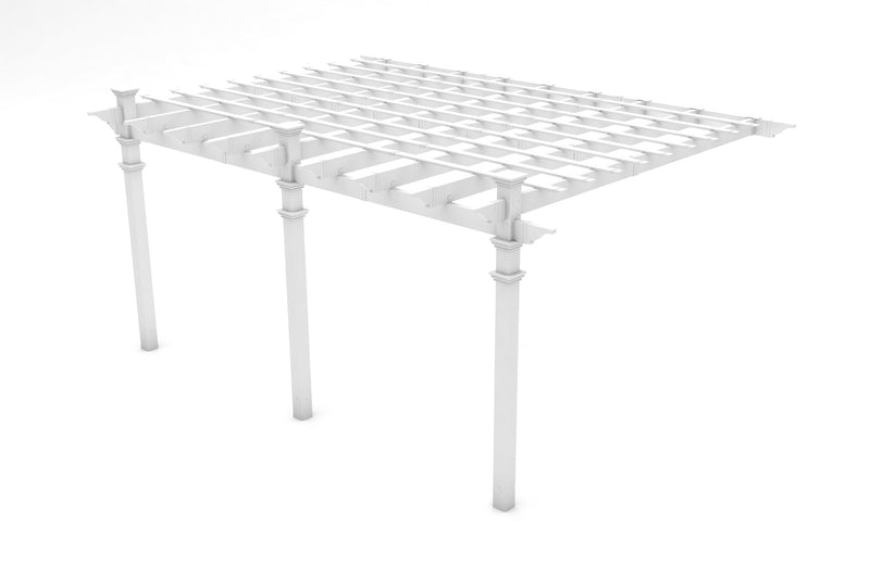 12x16 Valencia Attached Pergola Pergola Vita Canada 