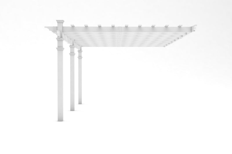 12x16 Valencia Attached Pergola Pergola Vita Canada 