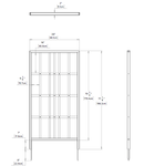 Cedar Modern Trellis Trellis Vita Canada 