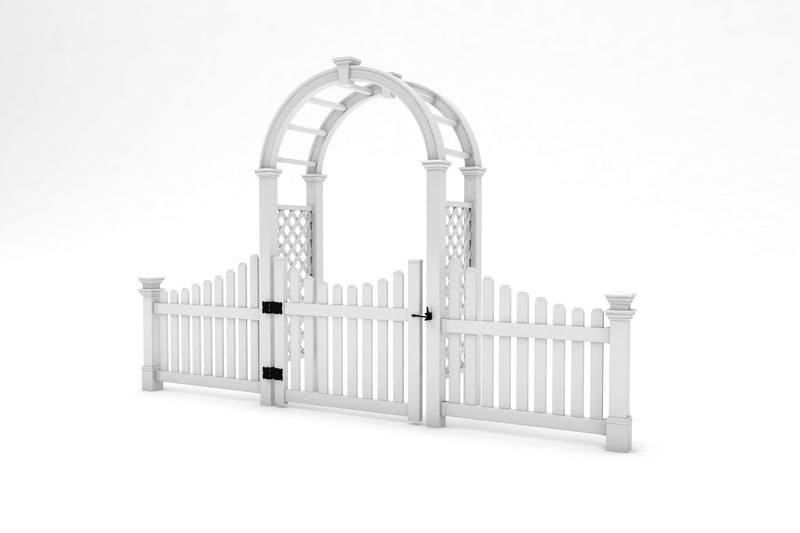 Nantucket Legacy Arbor Arbor Vita Canada 43" Gate Add Wings 