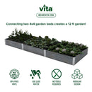 Urbana 4x4x11 Garden Bed, 2 Pack Garden Vita Canada 