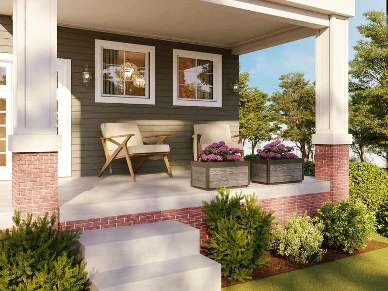 Delta 30" Modern Planter, 2 Pack Planter Vita Canada 