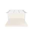 12x12 Elysium Attached Louvered Pergola