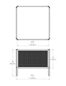 Classic Garden Fence Panel (Set of 4) Accessory Vita 