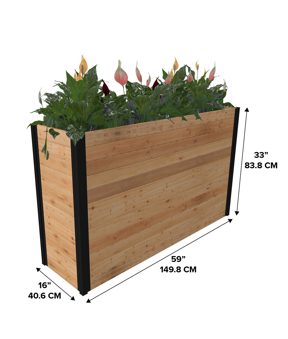 MEZZA Large Parklette Planter