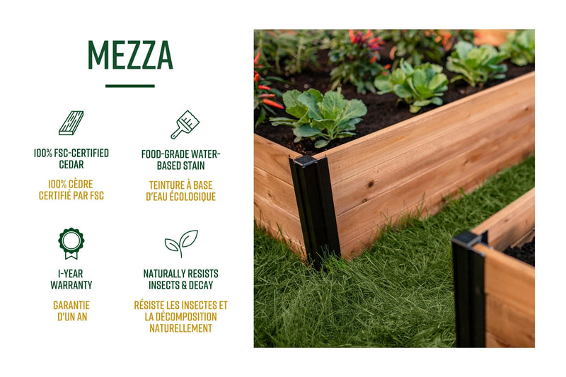 MEZZA 3x5 Keyhole Composting Garden Garden Vita 