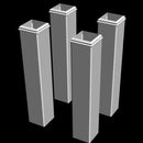 Pergola Tall Base Moldings - 4 PK Accessory Vita 