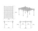 12x16 Barcelona Pergola Pergola Vita 