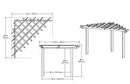 8x8 Alcove Corner Pergola Pergola Vita 