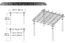 10x10 Venetian Pergola Pergola Vita 