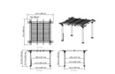 10x10 Preston Louvered Pergola Pergola Vita 