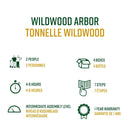 Wildwood 2 Post Arbor Arbor Vita 