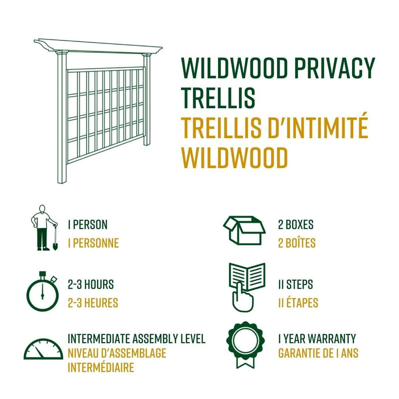 Wildwood Cedar Privacy Trellis Trellis Vita 