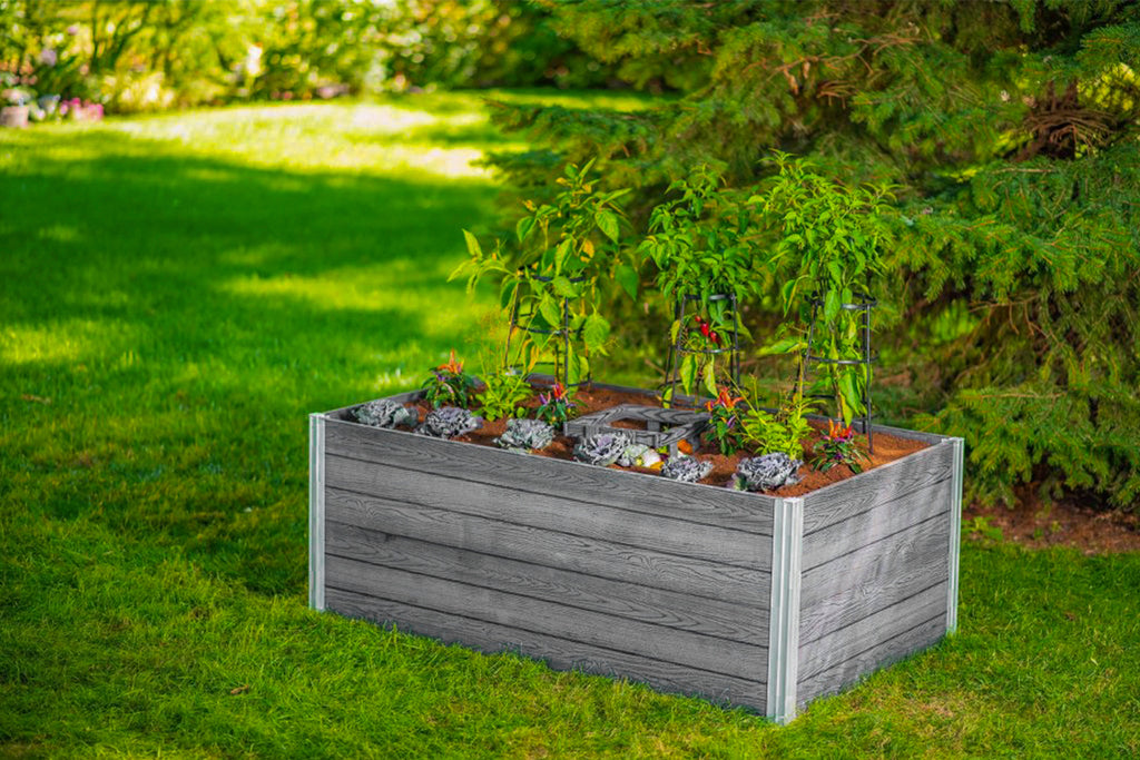 Keyhole Composter URBANA 3x5 Keyhole Composting Garden