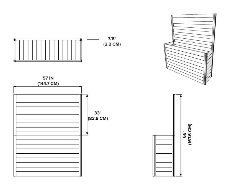 Urbana Parklette Trellis Large Accessory Vita 