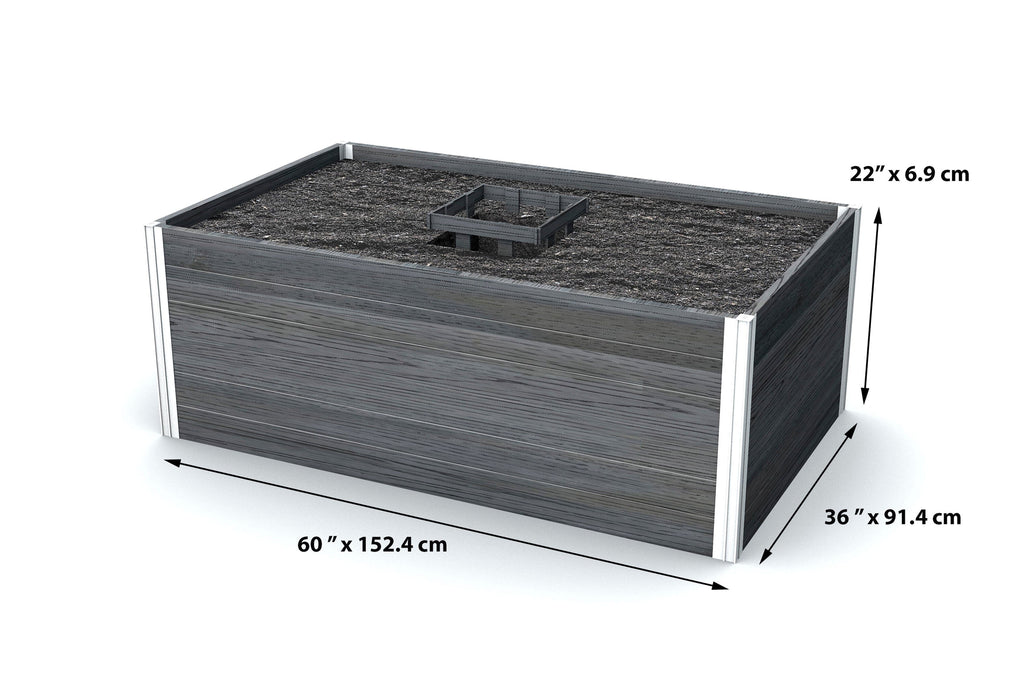 Keyhole Composter URBANA 3x5 Keyhole Composting Garden